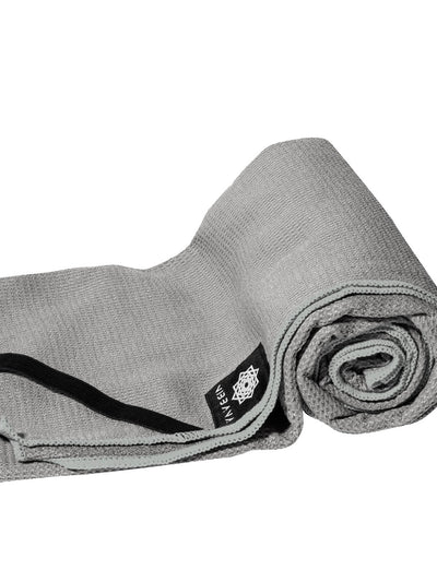 Order Anchor Grip Yoga Towel Grey Online | Shop - Yoga Towel only at Nibbana - Your Local Wellness Store