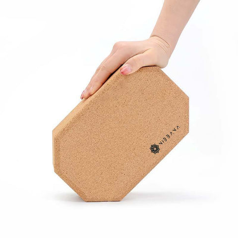 Buy Cork Octangle Yoga Block Online | Shop - Yoga Blocks only at Nibbana - Your Local Wellness Store