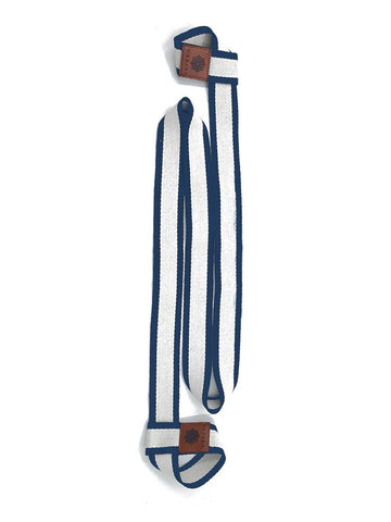 Buy Yoga Mat Carry Strap Blue White Online | Shop - Yoga Bags And Carrier only at Nibbana - Your Local Wellness Store
