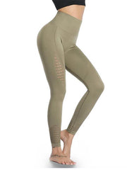 High-Waist Asana Yoga Legging Green - NibbanaAU