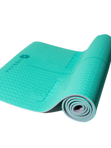 Buy Ignite Cyan Yoga Mat 6Mm Online | Shop - Yoga Mats only at Nibbana - Your Local Wellness Store