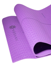 Shop Ignite Single Layer Purple Yoga Mat 4Mm Online | Shop - Yoga Mats only at Nibbana - Your Local Wellness Store