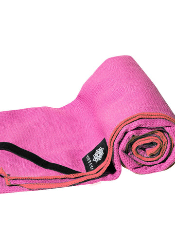 Shop Anchor Grip Yoga Towel Pink Online | Shop - Yoga Towel only at Nibbana - Your Local Wellness Store