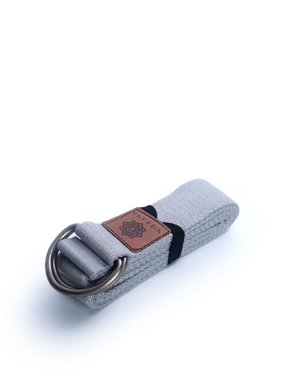 Shop Deluxe Yoga Strap Grey Online | Shop - Yoga Strap only at Nibbana - Your Local Wellness Store- 1