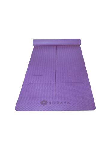 Shop Ignite Single Layer Violet Yoga Mat 4Mm Online | Shop - Yoga Mats only at Nibbana - Your Local Wellness Store