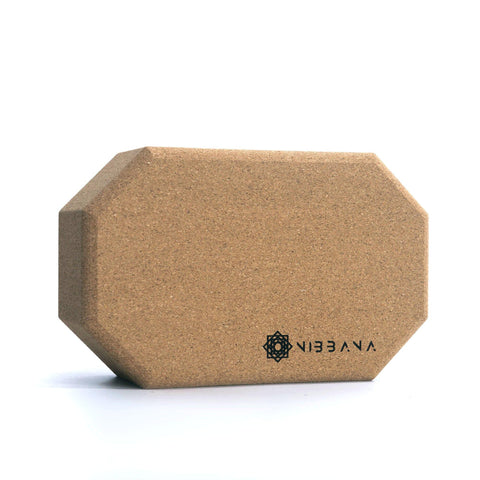 Buy Cork Octangle Yoga Block Online | Shop - Yoga Blocks only at Nibbana - Your Local Wellness Store