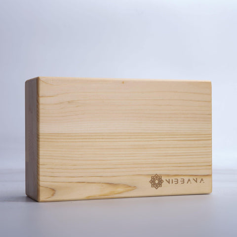 Order Wooden Yoga Block Online | Shop - Yoga Blocks only at Nibbana - Your Local Wellness Store
